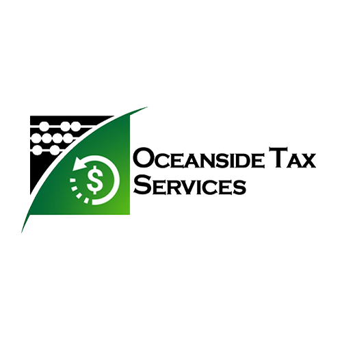 Oceanside Tax services logo green and black